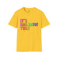 Bespattered Facade It's Rainbow Time Marquee Unisex Softstyle T-Shirt