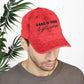 Bespattered Facade "Hang in There" Black Embroidered Vintage Cap