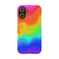 Bespattered Facade Rainbow Heat Map Snap Case