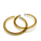 Bangle Lucite Hoop Earrings - 3 Inch