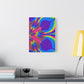 Bespattered Facade Fluid Art Abstract Painting Stretched Matte Canvas Art Prints | Multiple Sizes