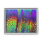 Bespattered Facade Neon Lava Framed Canvas Art Print | 3 Frame Colors | Multiple Sizes