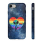 Bespattered Facade Rainbow Extraterrestrial Pride Tough Case