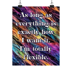 Bespattered Facade "Totally Flexible" Giclée Archival Matte Paper Prints