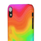 Bespattered Facade Rainbow Heat Map Snap Case