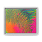 Bespattered Facade Neon Puddle Framed Canvas Art Print | 3 Frame Colors | Multiple Sizes