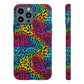 Bespattered Facade Rainbow Animal Print Tough Case