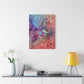 Bespattered Facade Resin Petri Macro Photograph Stretched Matte Canvas Art Prints | Multiple Sizes