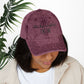 Bespattered Facade "I'm Fine" Black Embroidered Vintage Cap