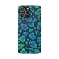 Bespattered Facade Emerald Leopard Snap Case
