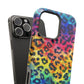 Bespattered Facade Rainbow Watercolor Leopard MagSafe Tough Case