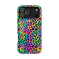 Bespattered Facade Candy Coated Neon Leopard Impact-Resistant Case