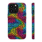 Bespattered Facade Rainbow Animal Print Tough Case