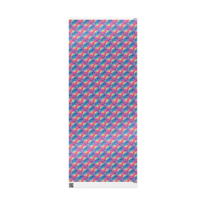 Bespattered Facade Rainbow Nebula Wrapping Paper | Three Sizes | Glossy or Matte