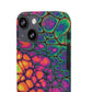 Bespattered Facade Neon Butterfly Snap Case