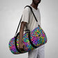 Bespattered Facade Candy Coated Neon Leopard Duffel Bag