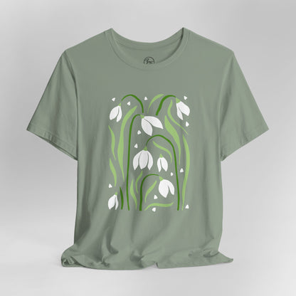 Snow Drops Bella Canvas Unisex Jersey Short Sleeve Tee