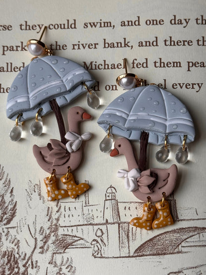 Rainy Day Ducks, Brown Duck