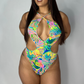 Trippin' Balls Crossed Body Suit