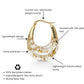 Triple Hoop Lucite Earrings