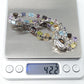 Vintage Multi Stone Sterling Silver Necklace