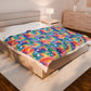 Bespattered Facade Rainbow Skies Velveteen Plush Blanket | 3 Sizes