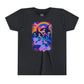 Bespattered Facade Rainbow Eat the Rich Colorful Retro Orcas Youth Short Sleeve Tee