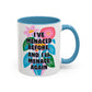 "I've Menaced Before..." Rainbow Flowers Mug | Eight Colors | 11oz or 15oz