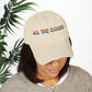 Bespattered Facade "All the Colors" Rainbow Embroidered Distressed Dad Hat
