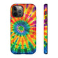 Bespattered Facade Rainbow Tie Dye Tough Case