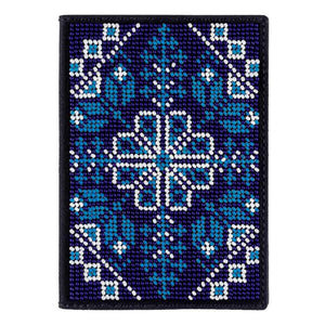 Bead embroidery kit on artificial leather FLBB-055