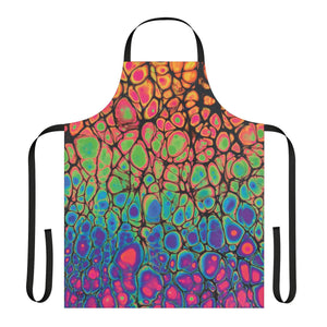 Bespattered Facade Neon Goodness Tie-Back Canvas Apron