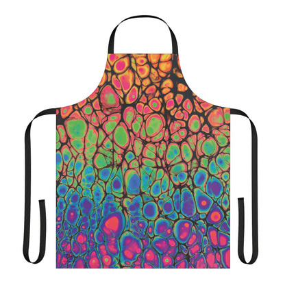 Bespattered Facade Neon Goodness Tie-Back Canvas Apron