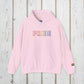 Bespattered Facade Pride Rainbow LGBTQ+ Embroidered Unisex Heavy Blend™ Hooded Sweatshirt