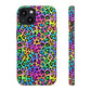 Bespattered Facade Candy Coated Neon Leopard Tough Case