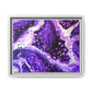 Bespattered Facade Purple Haze Framed Canvas Art Print | 3 Frame Colors | Multiple Sizes