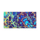 Bespattered Facade Fluid Art Abstract Painting Stretched Matte Canvas Art Prints | Multiple Sizes