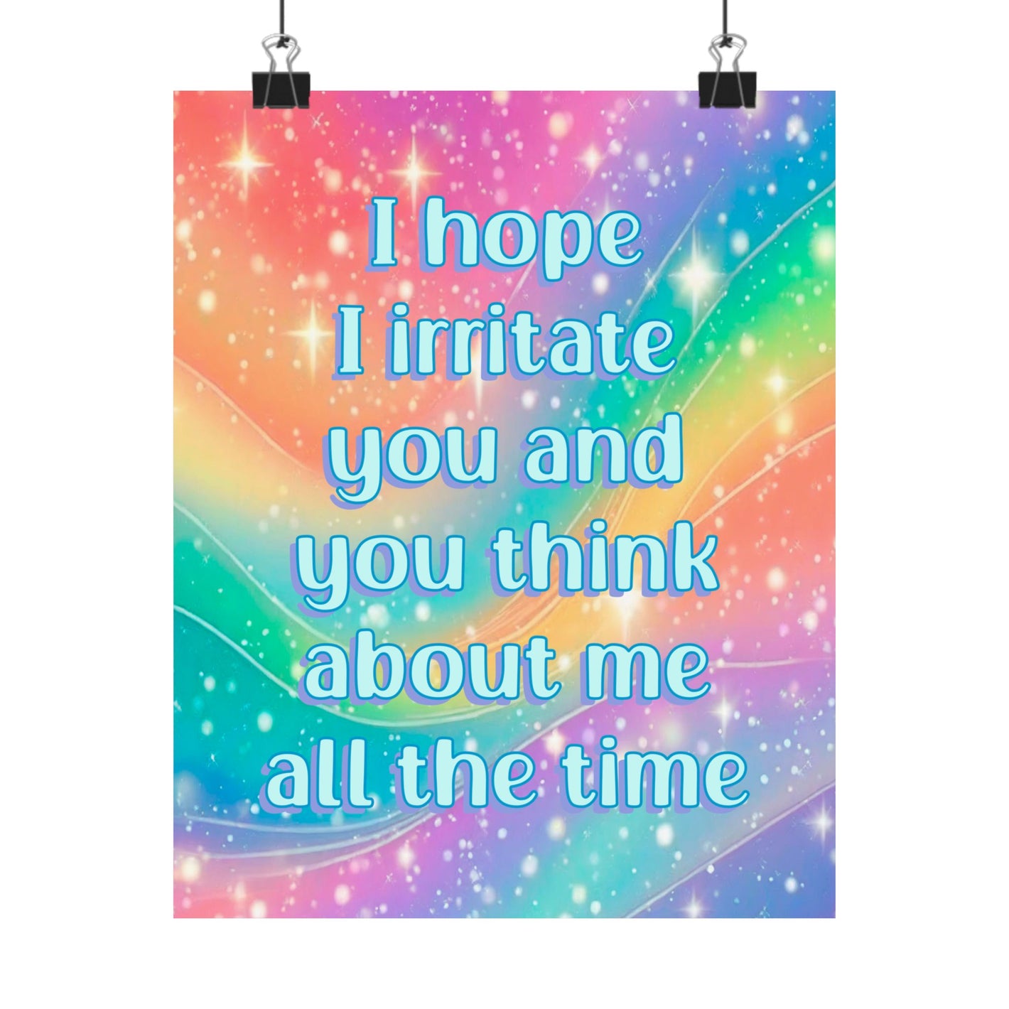 Bespattered Facade "I Hope I Irritate You" Giclée Archival Matte Paper Prints