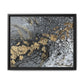 Bespattered Facade You're Golden Framed Canvas Art Print | 3 Frame Colors | Multiple Sizes