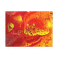 Bespattered Facade Flamin' Hot Stretched Matte Canvas Art Prints | Multiple Sizes