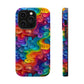 Bespattered Facade Rainbow Swirls MagSafe Tough Case