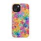 Bespattered Facade Rainbow Stars Impact-Resistant Case