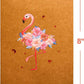 Floral Flamingo Pop Up Card - Frndly 8" x 6"