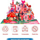 I Love You So Mush Frndly Pop Up Card - 8"x6"