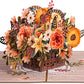 Rustic Flower Basket Pop Up Card