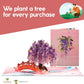 Wisteria Pop Up Card - Frndly