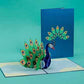 Peacock Pop Up Card