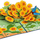 Sunflowers Pop Up Card