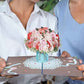 Pink Roses Pop Up Card