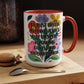 "I'm Just Trying to Have a Nice Day..." Rainbow Flowers Mug | Eight Colors | 11oz or 15oz